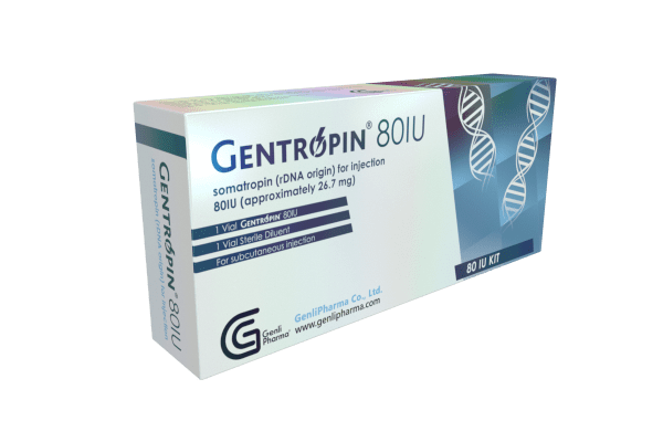 Hormona del Crecimiento Somatropina GENTROPIN 80UI